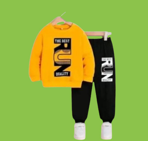 Baby Kids Boy & Girls Winter Sweat shirt+Pants Sport Suits  Warm Tracksuits Kids Clothing