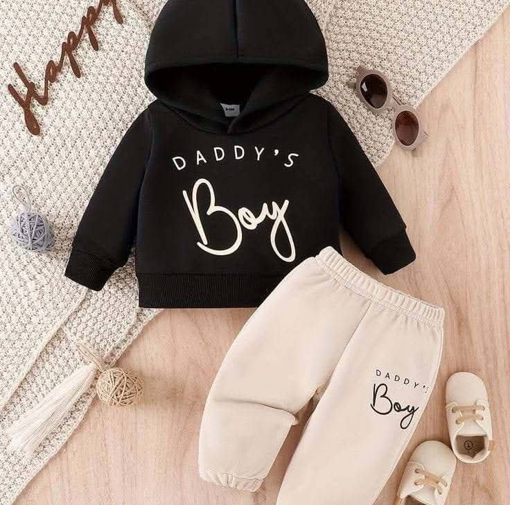 Baby Kids Boy & Girls Winter Hoody shirt+Pants Sport Suits  Warm Tracksuits Kids Clothing