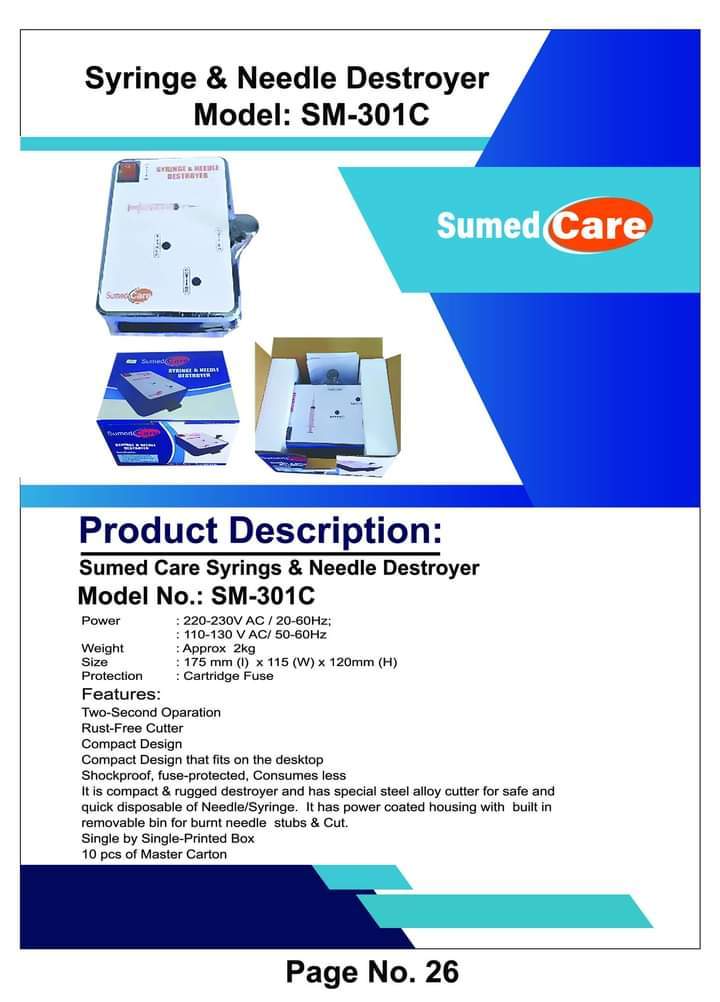 Syringe and Needle Destroyer